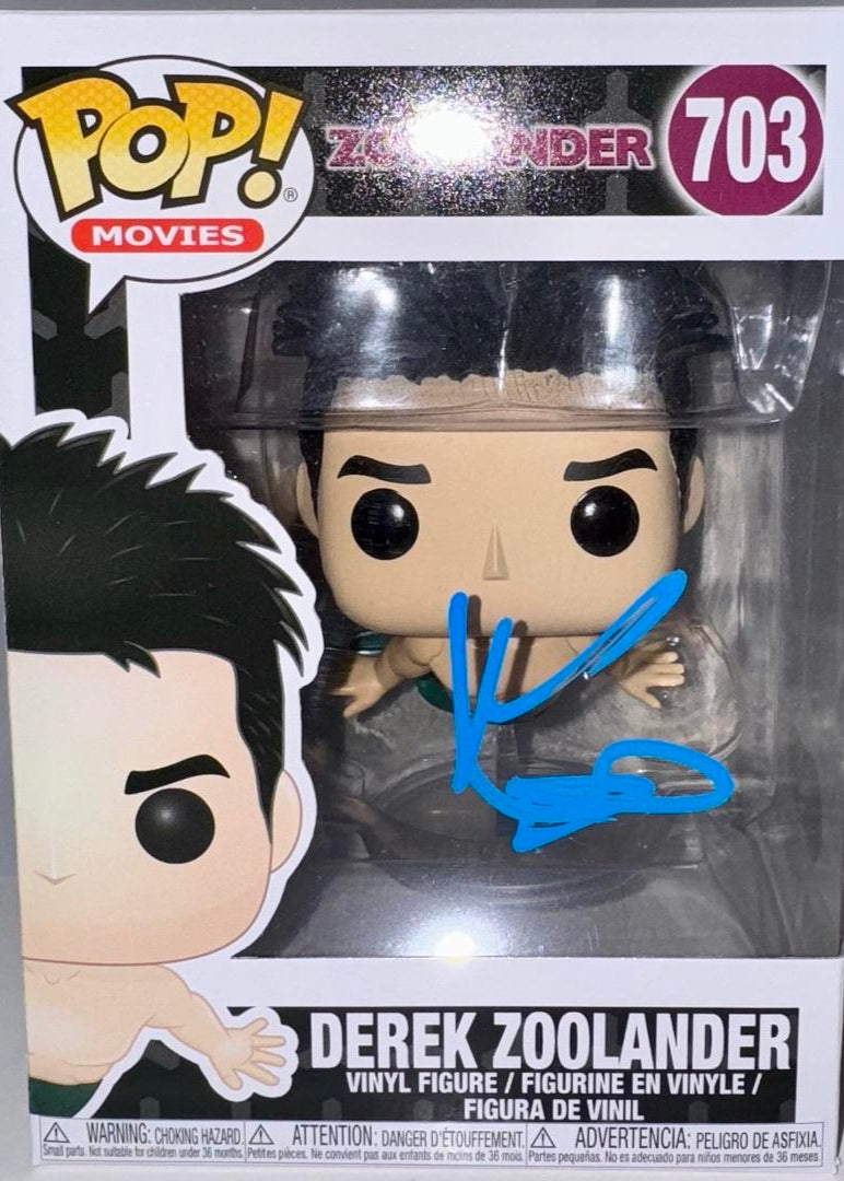 Ben Stiller Signed Funko Pop #703 "Derek Zoolander" - Beckett COA #01